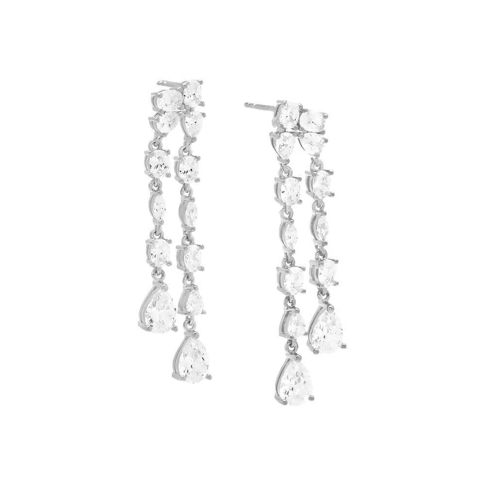 Multishape Drop Down Stud Earring sold by Adina Eden's product image thumbnail 3