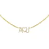 Pavé Heart Nameplate Choker sold by Adina Eden's