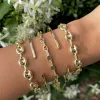 Puff Mariner Link Bracelet sold by Adina Eden's