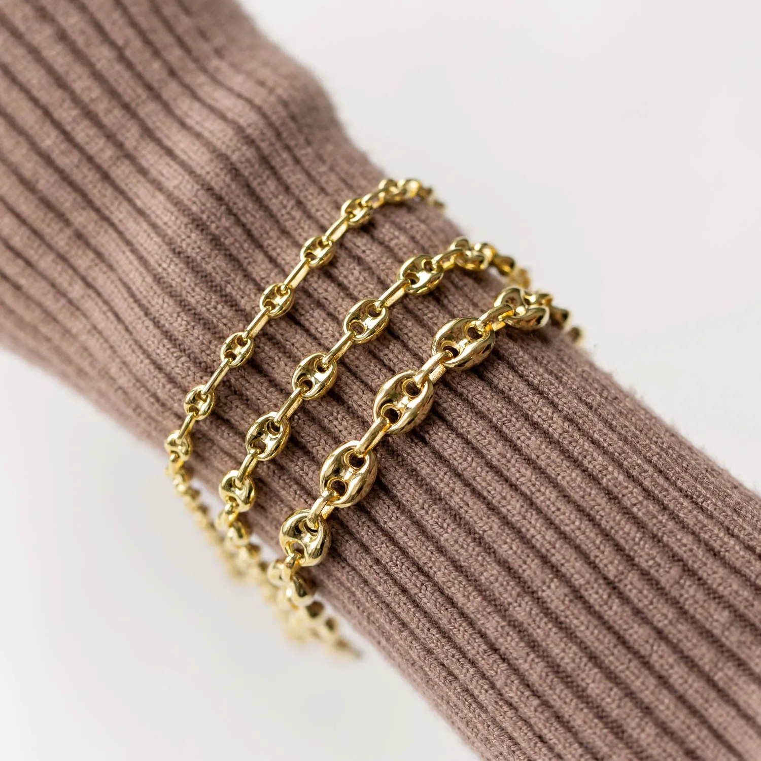 Puff Mariner Link Bracelet sold by Adina Eden's product image thumbnail 3