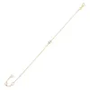 Diamond Tiny Princess Cut Bracelet 14K sold by Adina Eden's