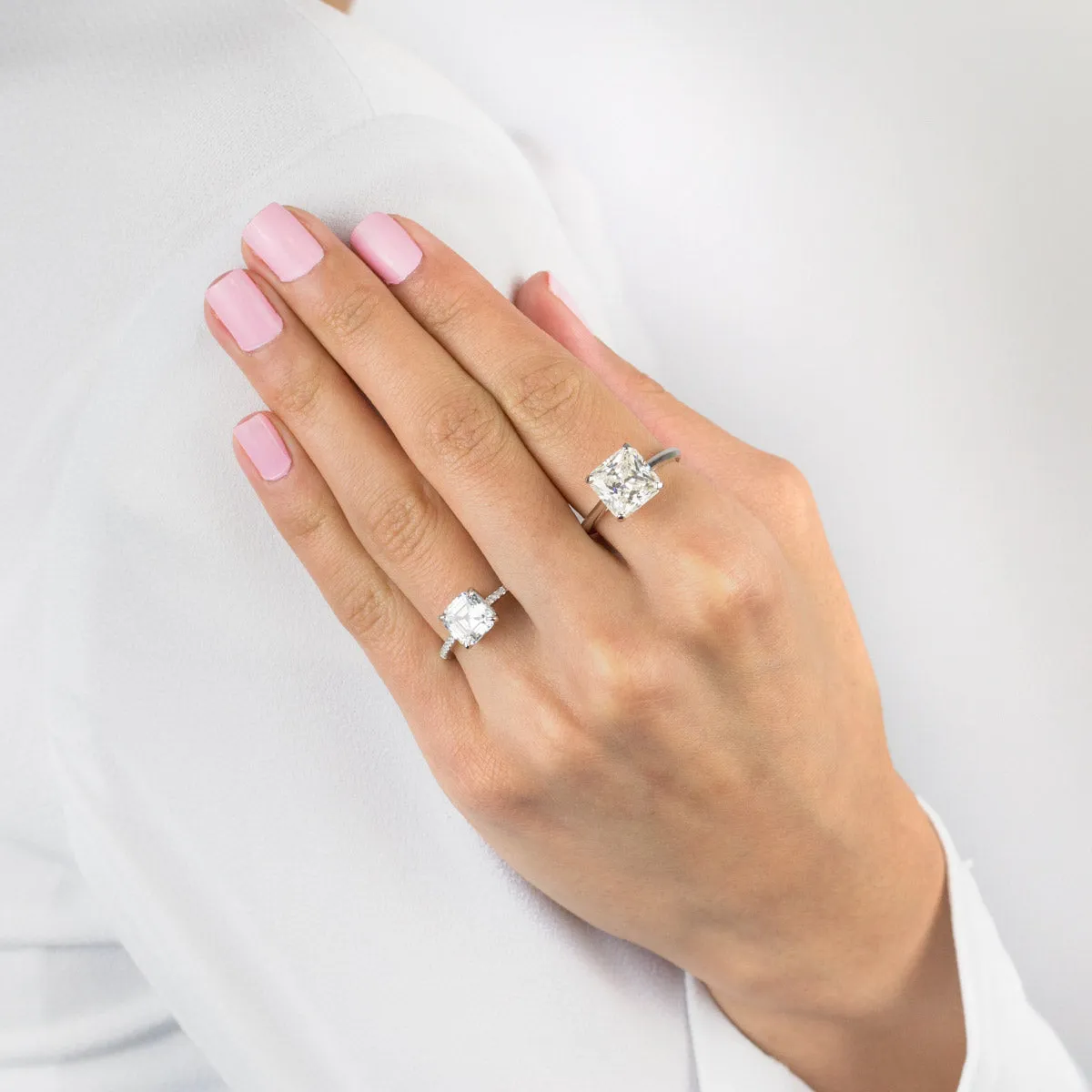 Pavé Emerald Travel Ring sold by Adina Eden's product image thumbnail 2