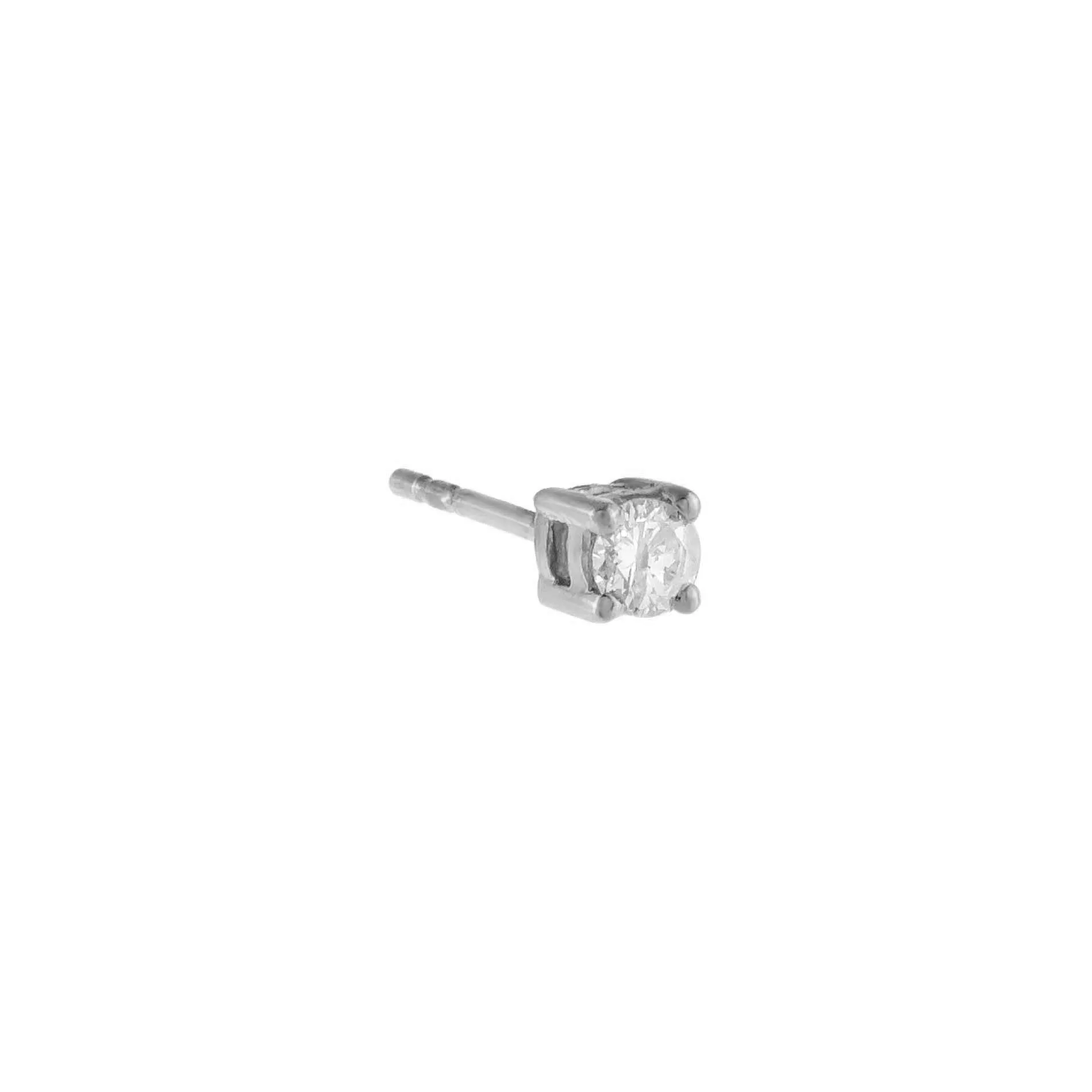 Diamond Tiny Stud Earring 14K sold by Adina Eden's product image thumbnail 5