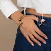 Solid Snake Open Claw Bracelet sold by Adina Eden's
