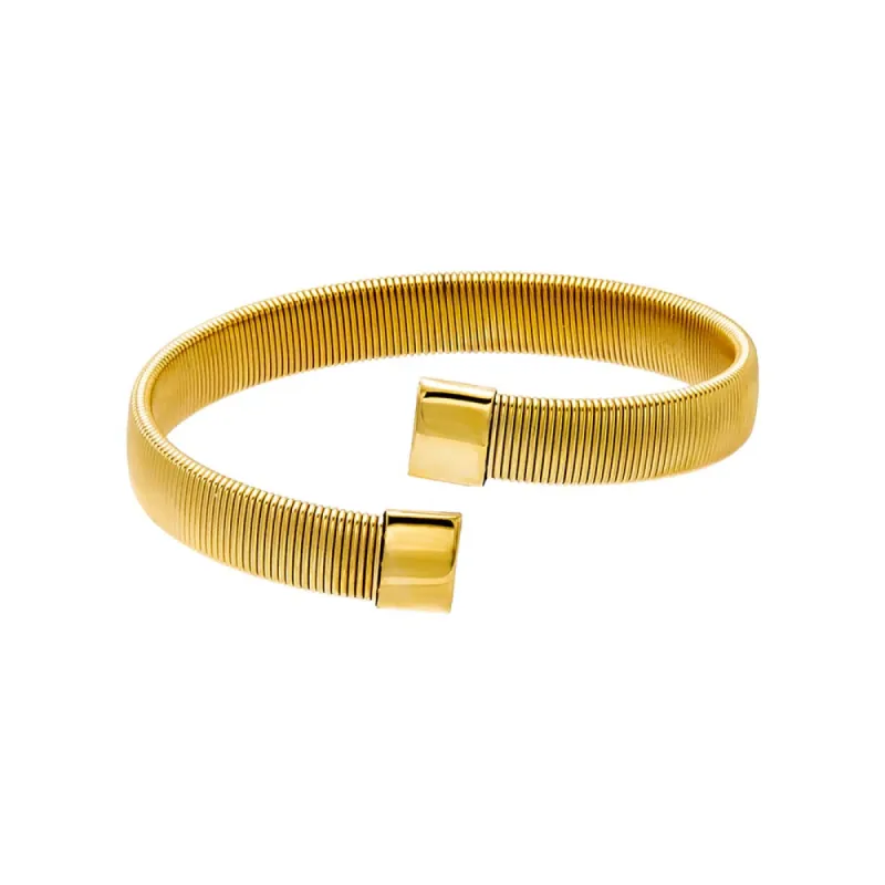 Solid Snake Open Claw Bracelet sold by Adina Eden's