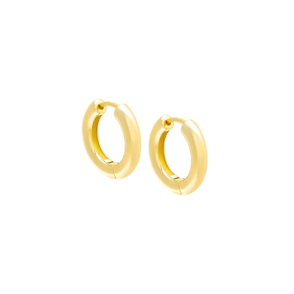 Classic Tube Hoop Earring sold by Adina Eden's product image thumbnail 2