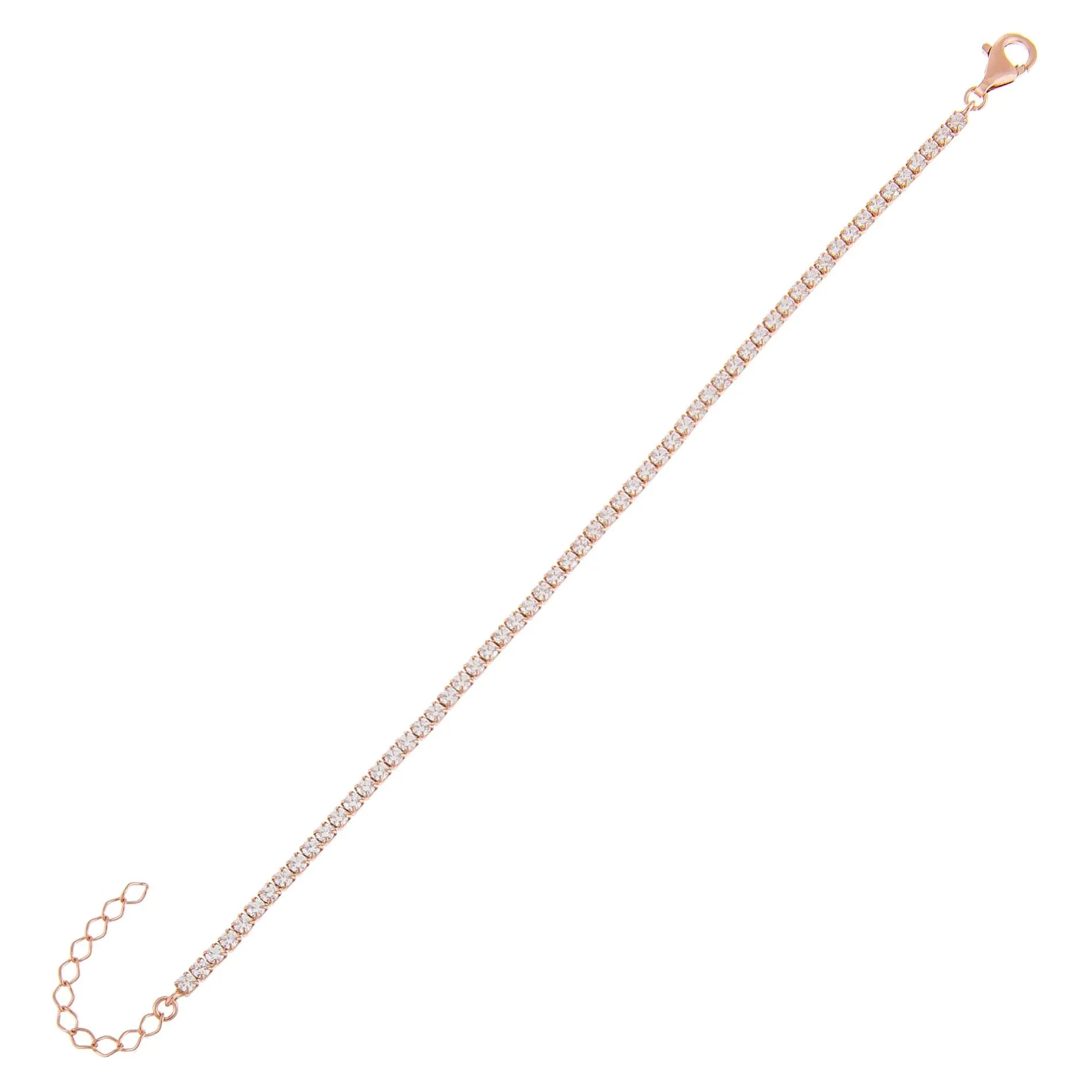 Thin Tennis Bracelet sold by Adina Eden's product image thumbnail 4