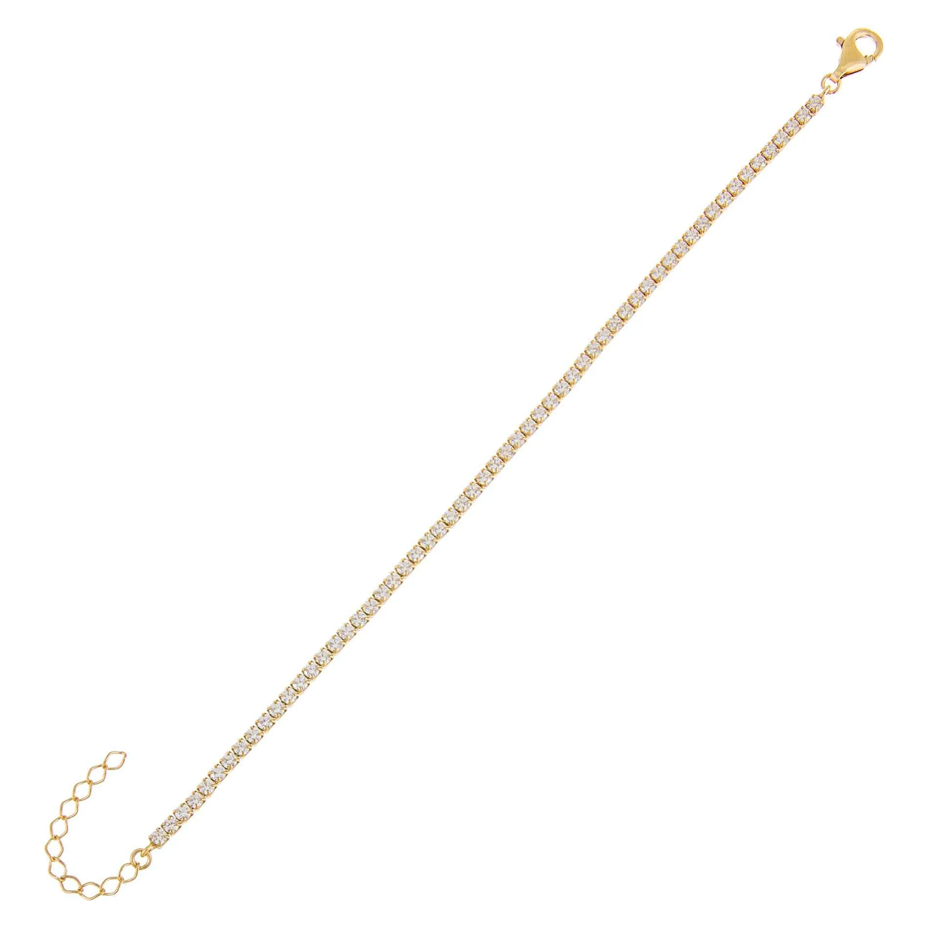 Thin Tennis Bracelet sold by Adina Eden's