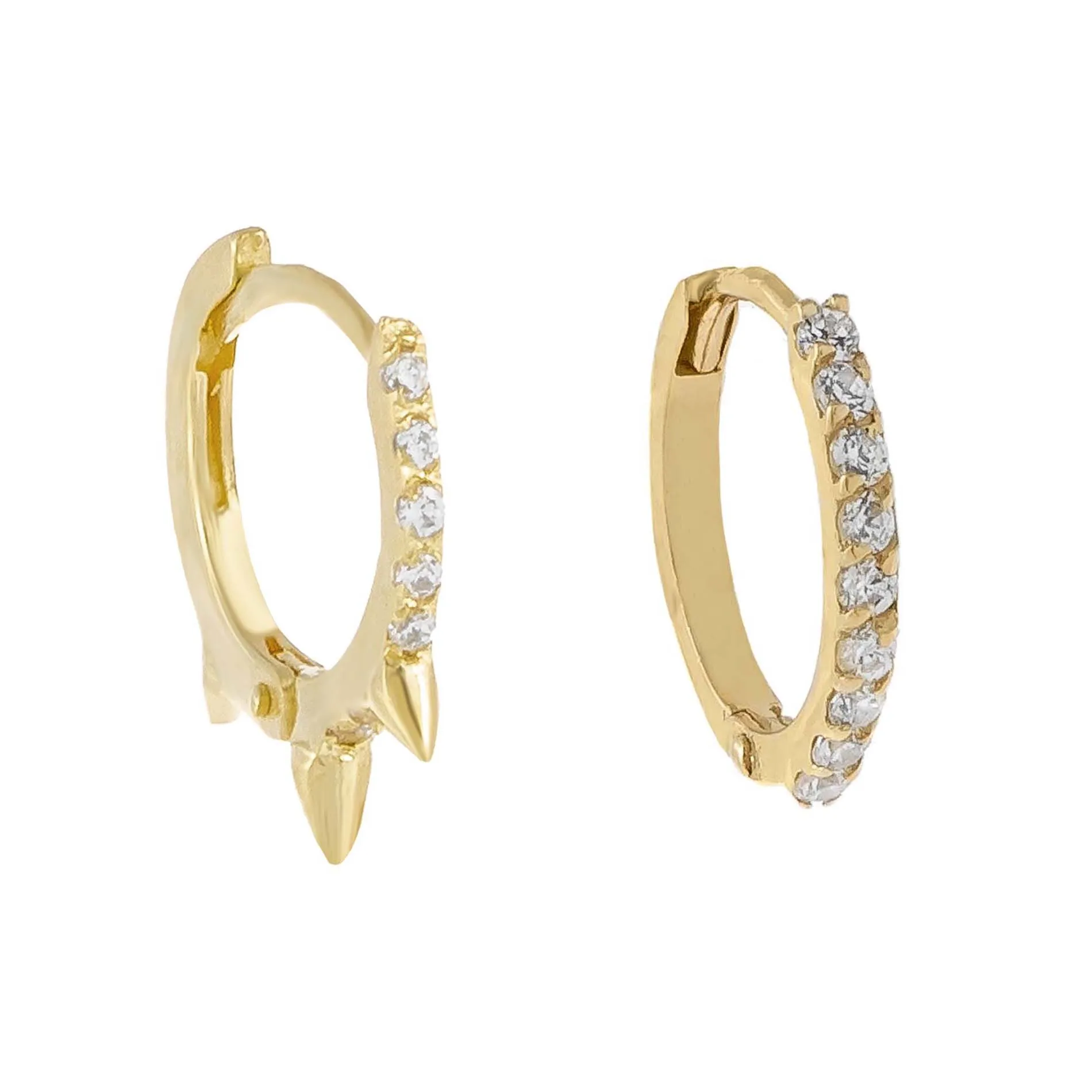 CZ Cartilage Earring Combo Set 14K sold by Adina Eden's