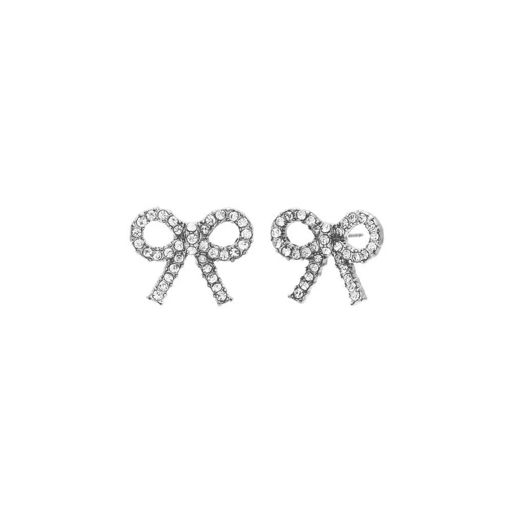 CZ Bow Tie Stud Earring sold by Adina Eden's product image thumbnail 3