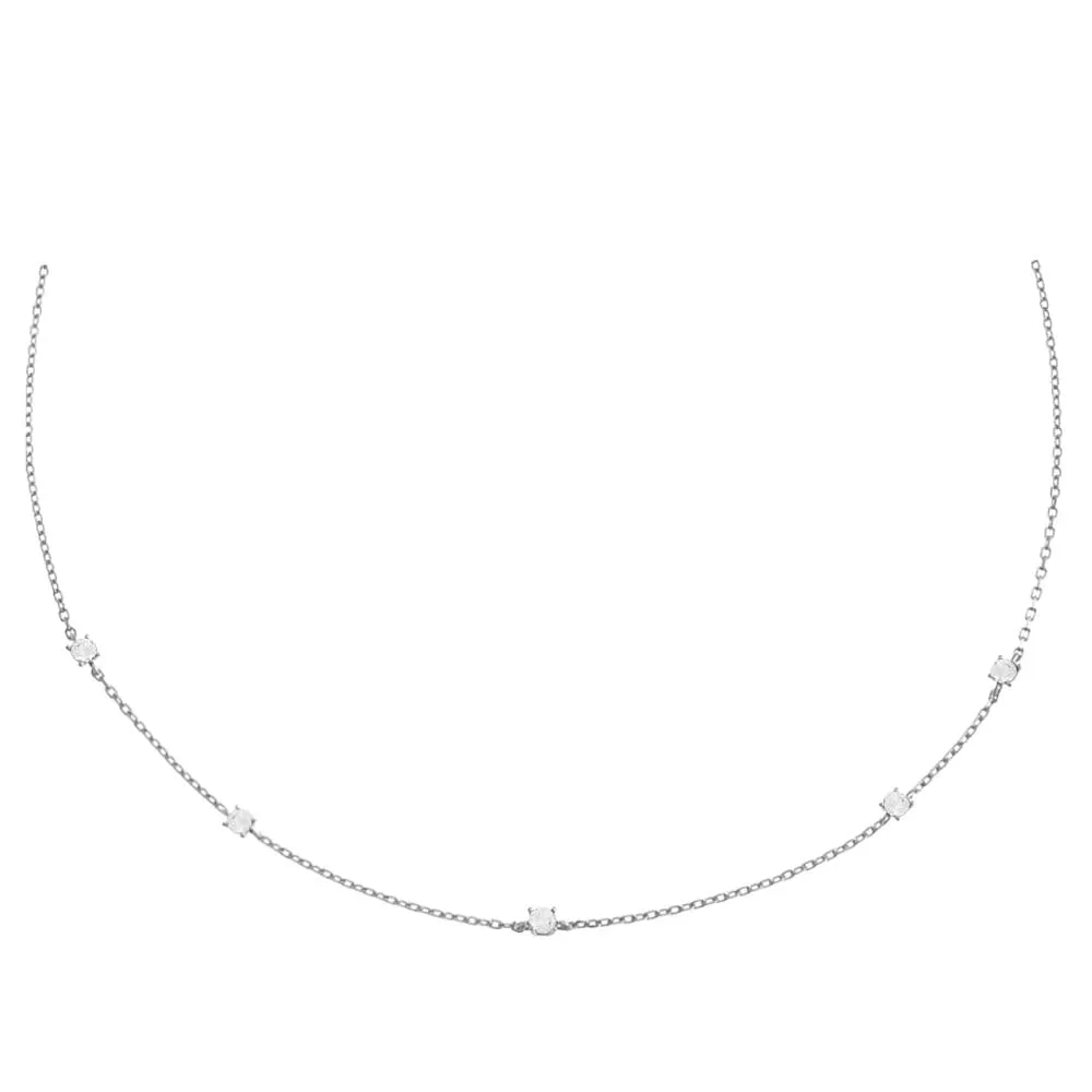 Colored Bezel Station Choker sold by Adina Eden's product image thumbnail 3