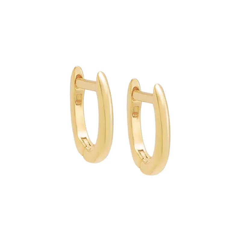 Thin Solid Huggie Earring sold by Adina Eden's