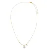 Dainty Diamond Charm Necklace 14K sold by Adina Eden's