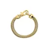 Solid Large Clasp Wide Snake Chain Bracelet sold by Adina Eden's