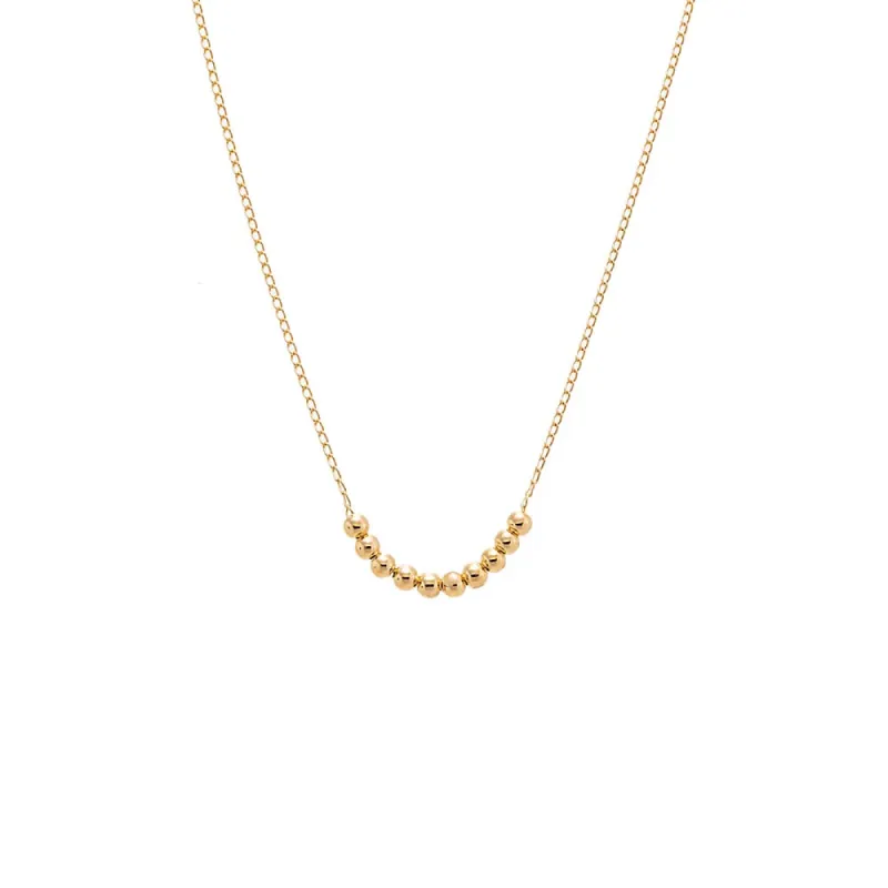 Beaded Ball Chain Necklace sold by Adina Eden's