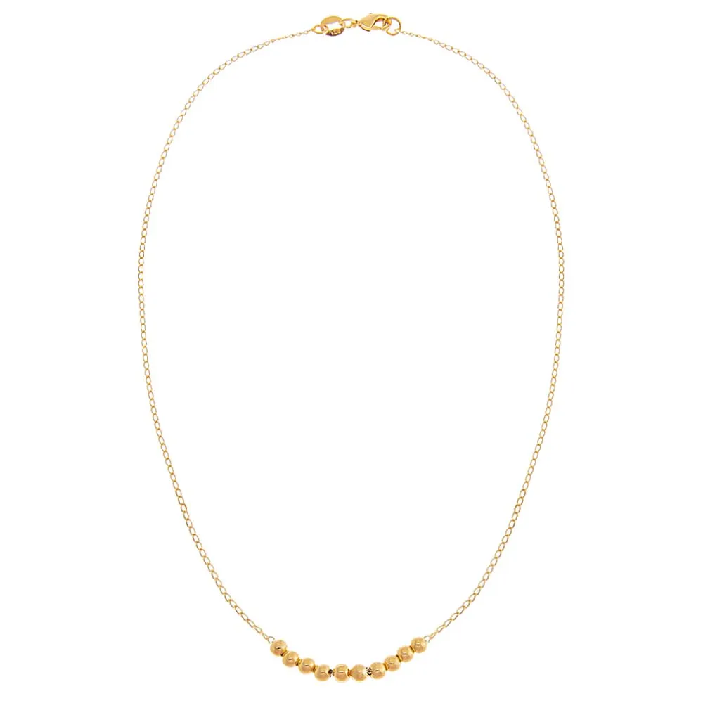 Beaded Ball Chain Necklace sold by Adina Eden's product image thumbnail 3