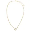 Pave Outline Four Leaf Clover CZ Necklace sold by Adina Eden's