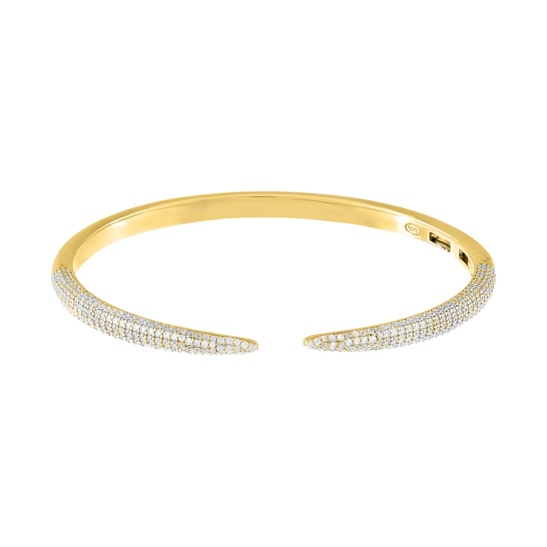 Pavé Claw Bangle sold by Adina Eden's product image thumbnail 5