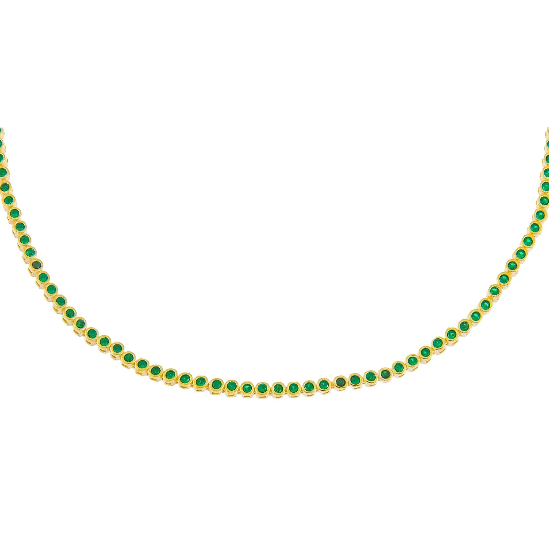 CZ Bezel Choker sold by Adina Eden's