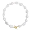 Large Pearl Toggle Necklace sold by Adina Eden's