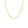 Medium Paperclip Link Necklace sold by Adina Eden's