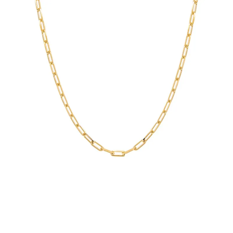 Medium Paperclip Link Necklace sold by Adina Eden's