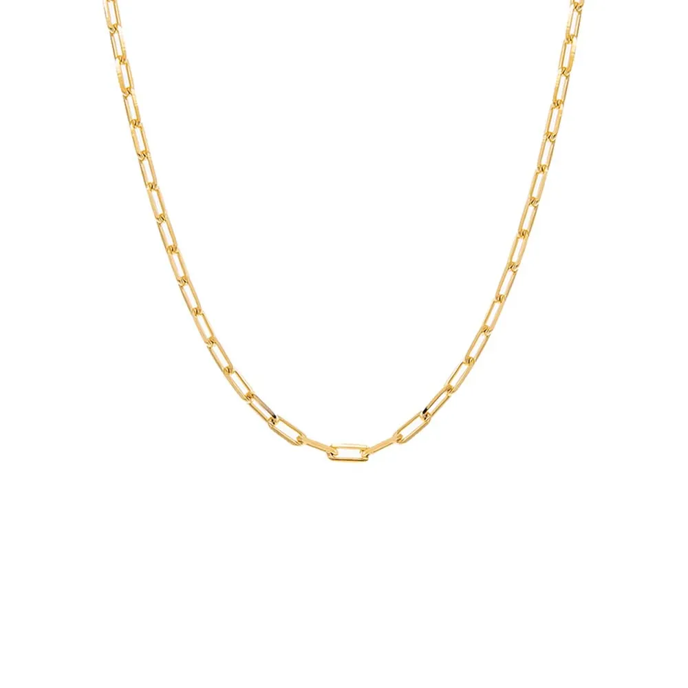 Medium Paperclip Link Necklace sold by Adina Eden's