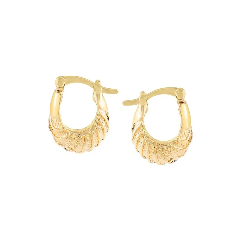 Chunky Tidal Hoop Earrings sold by Adina Eden's