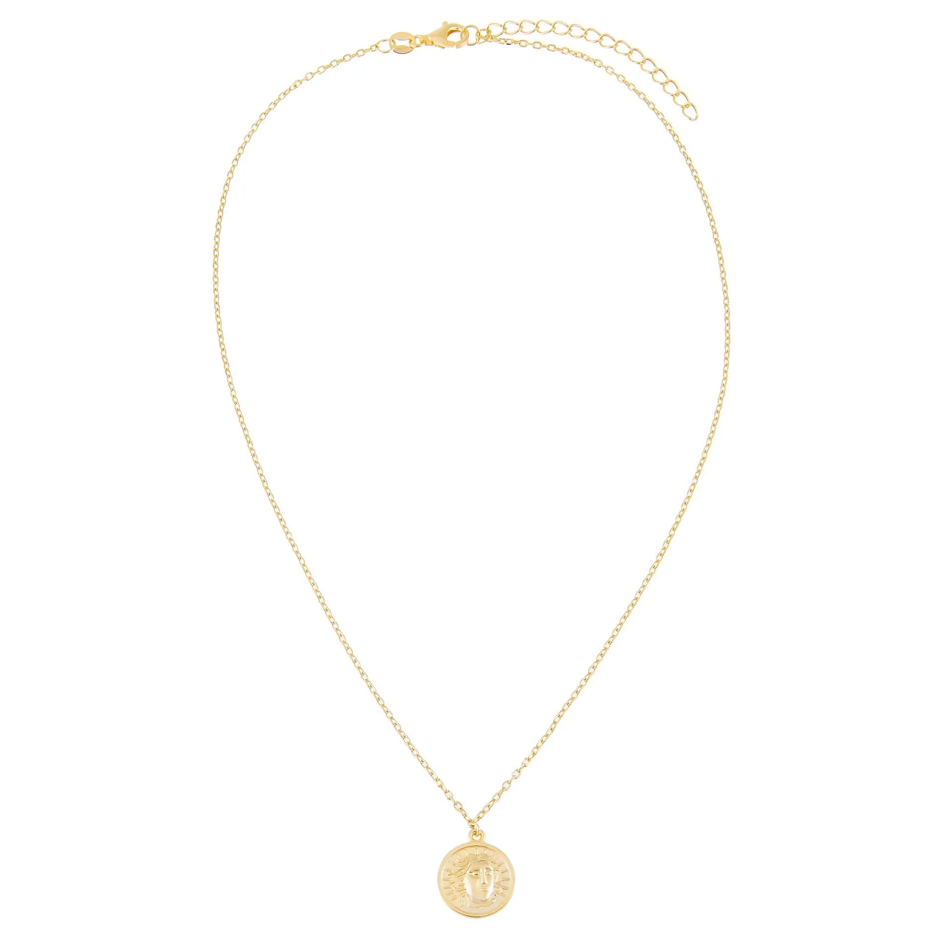 Mini Greek Coin Necklace sold by Adina Eden's product image thumbnail 3