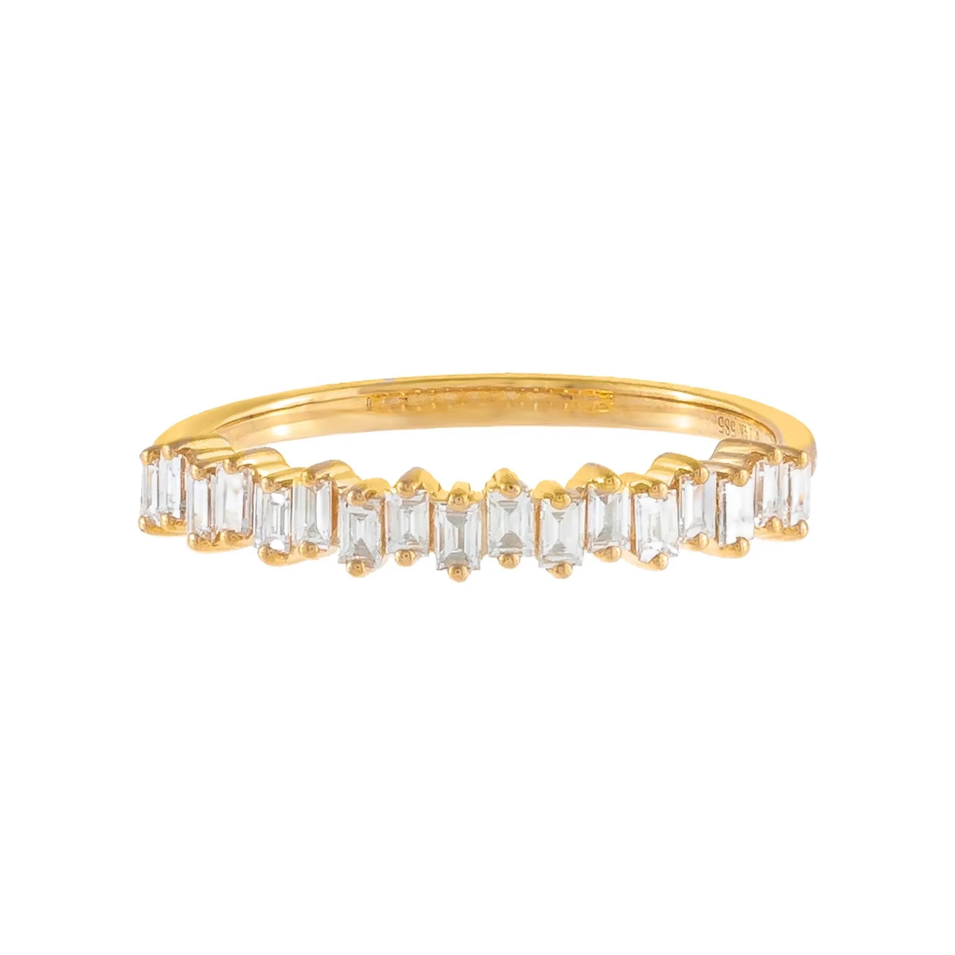 Diamond Baguette Band 14K sold by Adina Eden's product image thumbnail 3