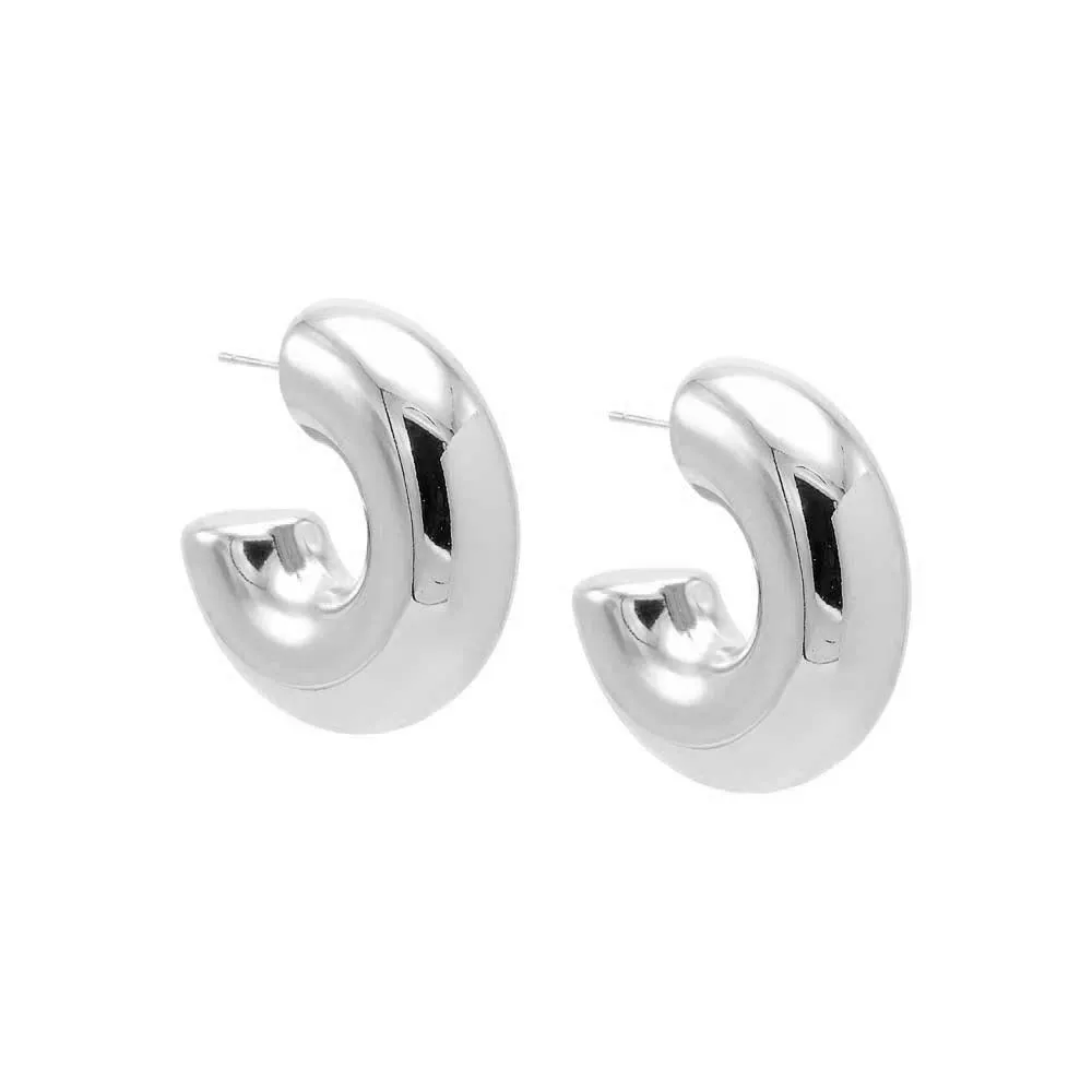 Super Wide Bubble Hoop Earring sold by Adina Eden's product image thumbnail 3