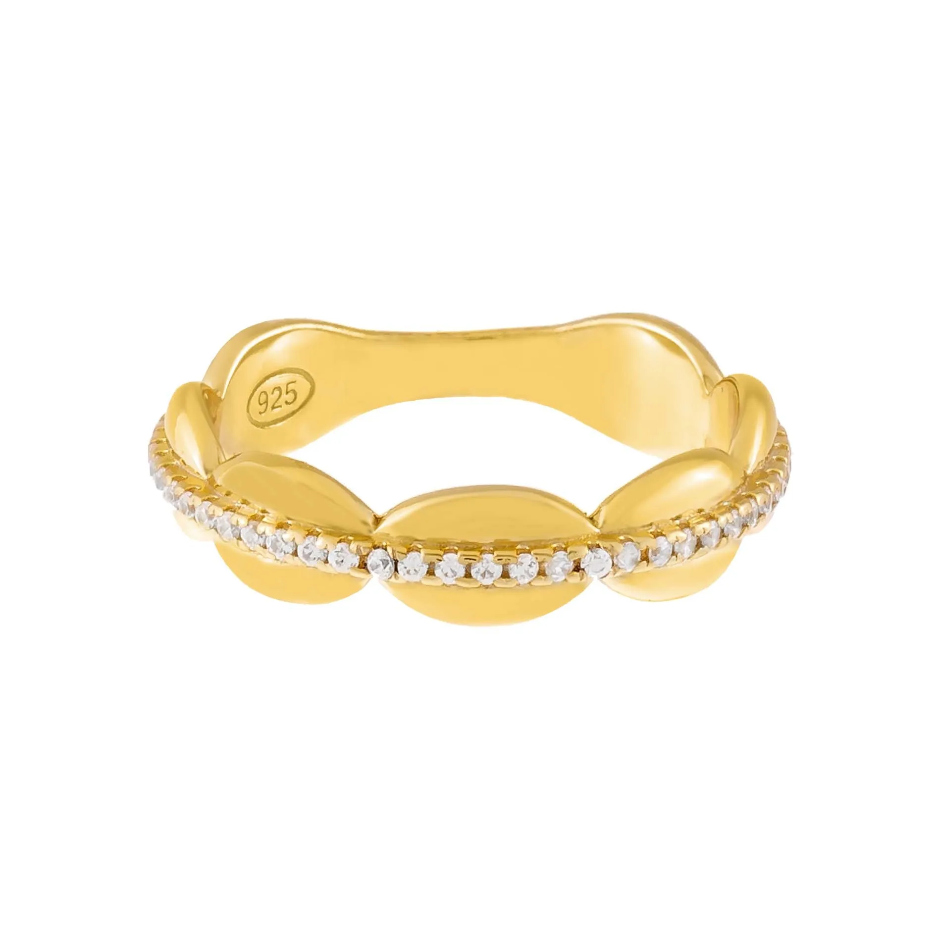 CZ Multi Pebble Ring sold by Adina Eden's product image thumbnail 3