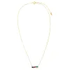CZ Multi Color Baguette Necklace sold by Adina Eden's