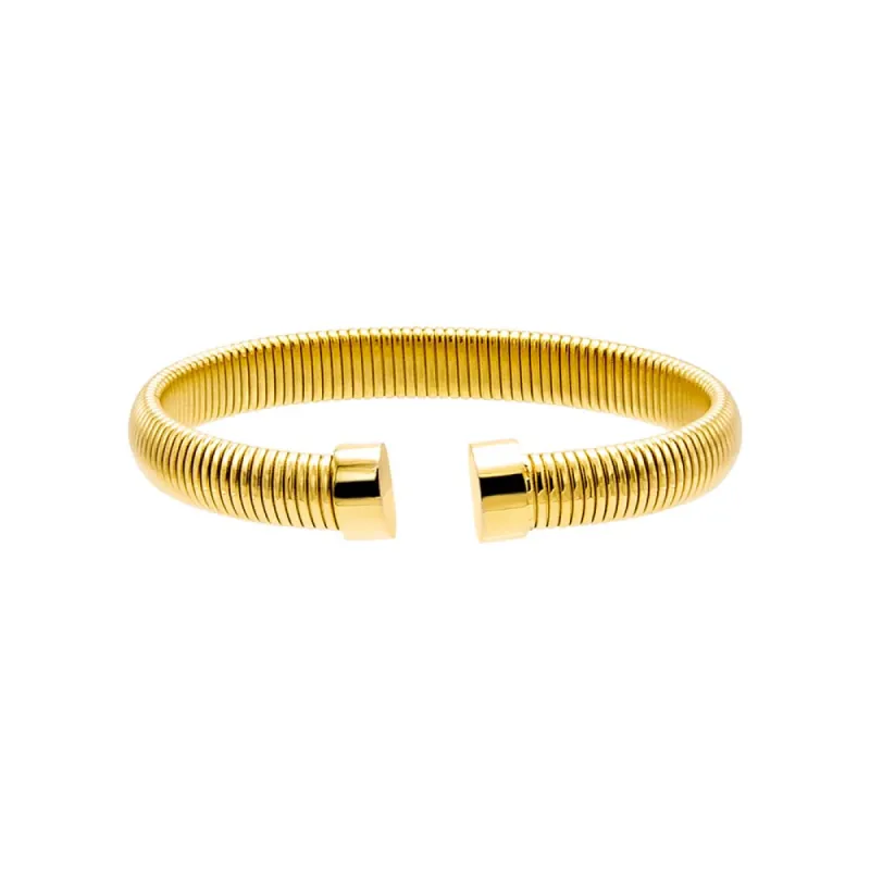 Solid Wide Snake Open Claw Bangle Bracelet sold by Adina Eden's