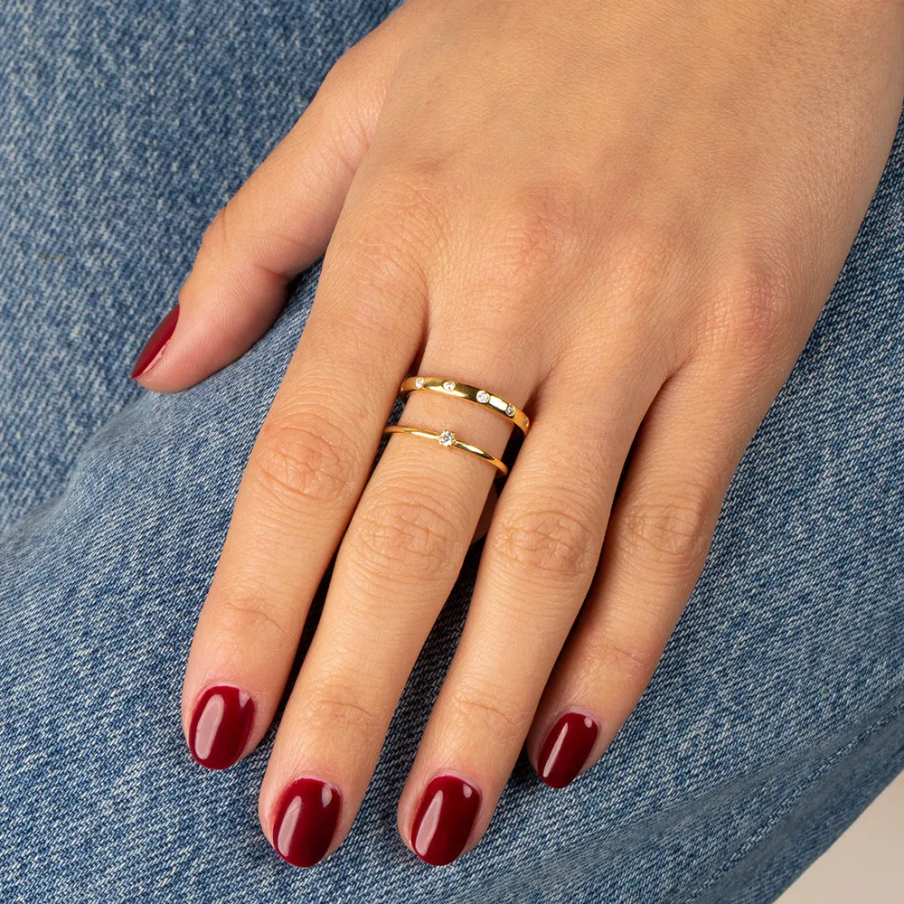 Scattered Stones Ring Combo Set sold by Adina Eden's product image thumbnail 2