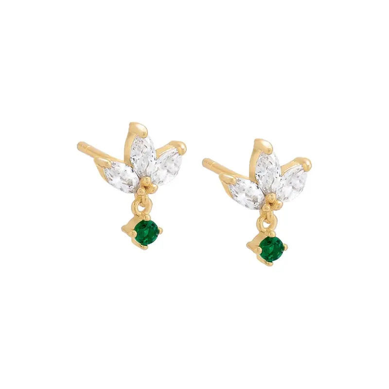 Dangling Triple Marquise Stud Earring sold by Adina Eden's