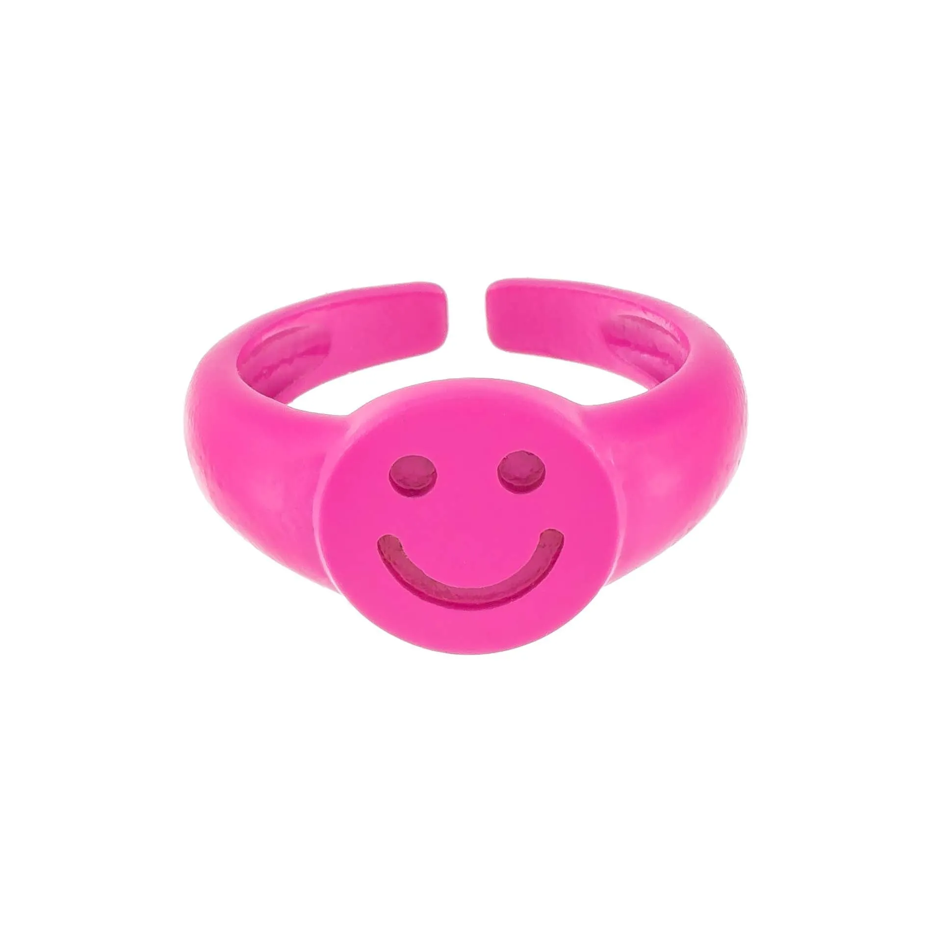 Enamel Adjustable Smiley Ring sold by Adina Eden's product image thumbnail 3