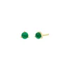 CZ Colored Gemstone Stud Earring sold by Adina Eden's
