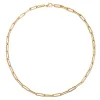 Paperclip Chain Necklace 14K sold by Adina Eden's