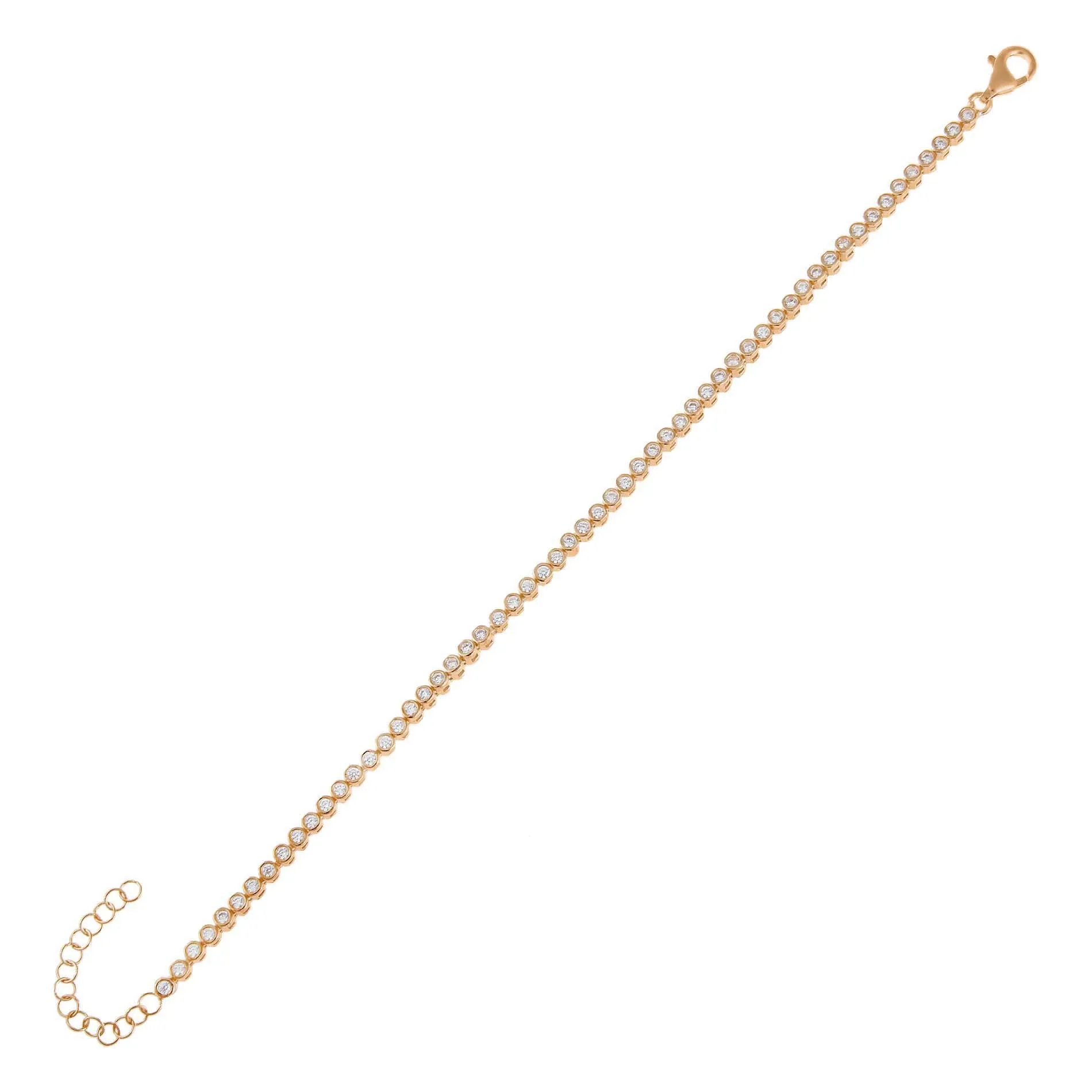 CZ Bezel Bracelet sold by Adina Eden's