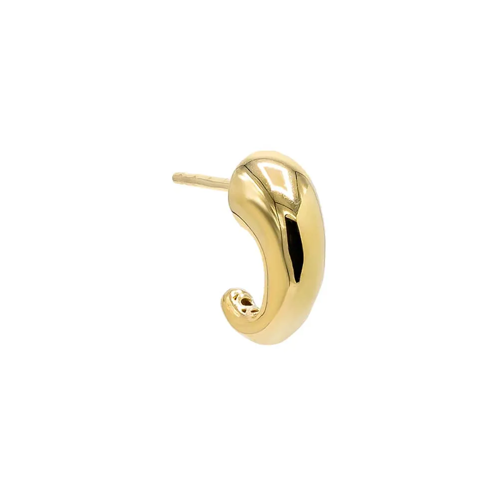 Solid Claw Stud Earring 14K sold by Adina Eden's product image thumbnail 2