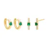 CZ x Colored Earring Combo Set sold by Adina Eden's
