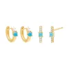 CZ x Colored Earring Combo Set sold by Adina Eden's