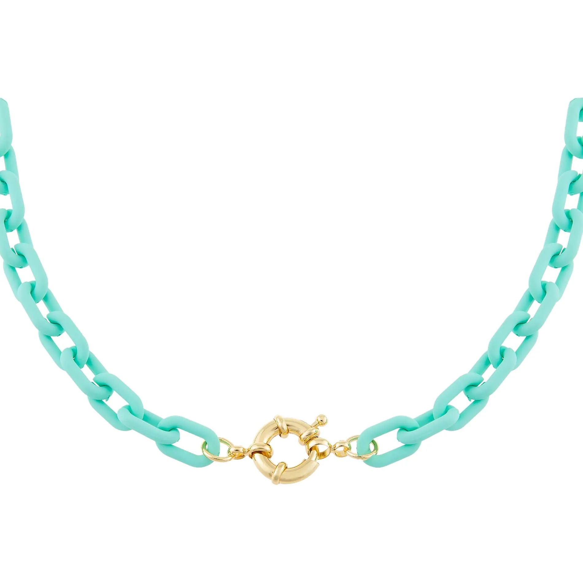 Pastel Colored Paper Clip Toggle Choker sold by Adina Eden's