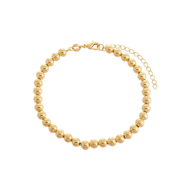 Chunky Beaded Ball Anklet sold by Adina Eden's