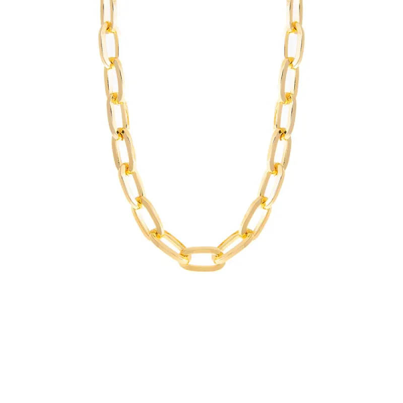 Round Elongated Chain Necklace sold by Adina Eden's