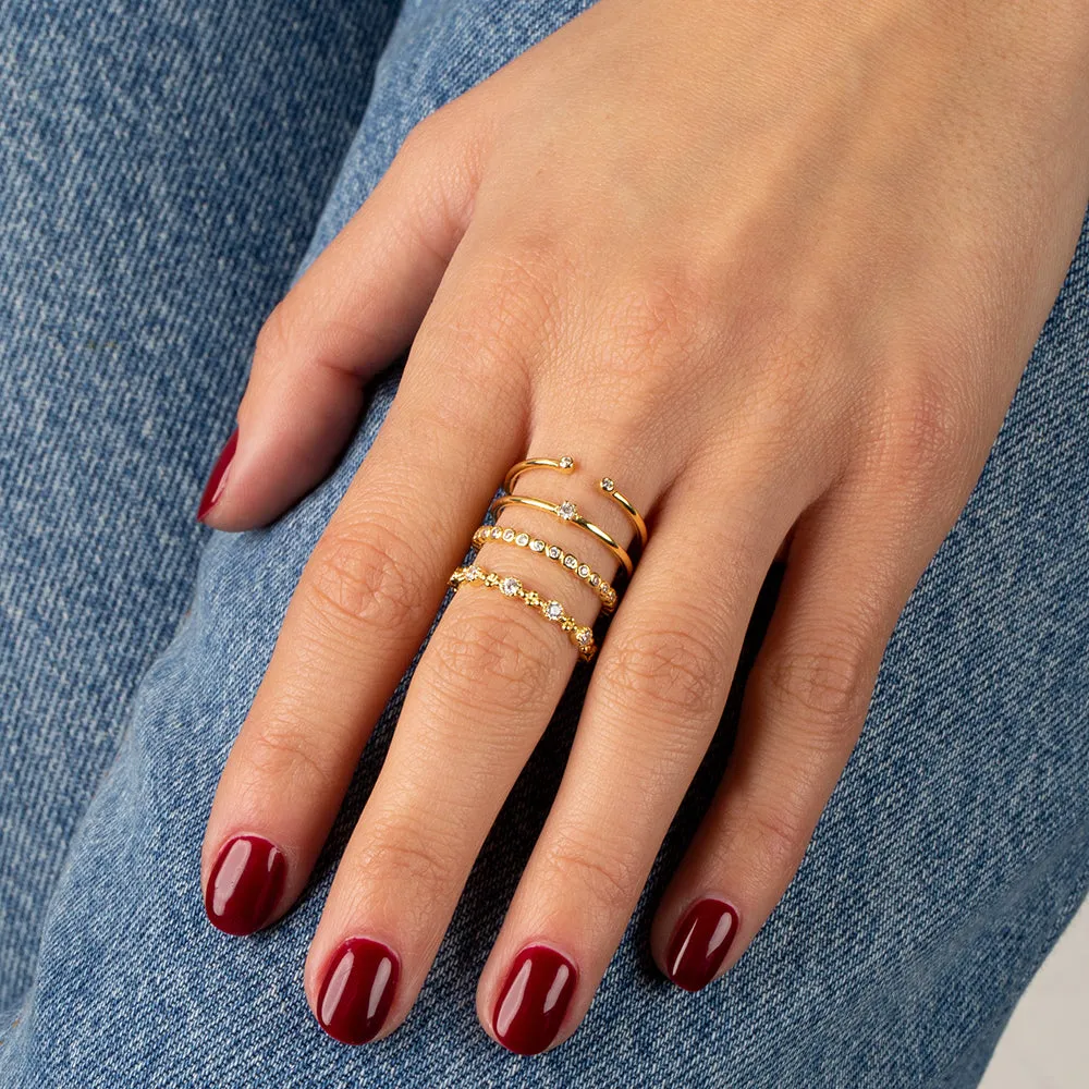 Gold Goddess Ring Combo Set sold by Adina Eden's product image thumbnail 2