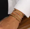 Large Paperclip Chain Bracelet 14K sold by Adina Eden's