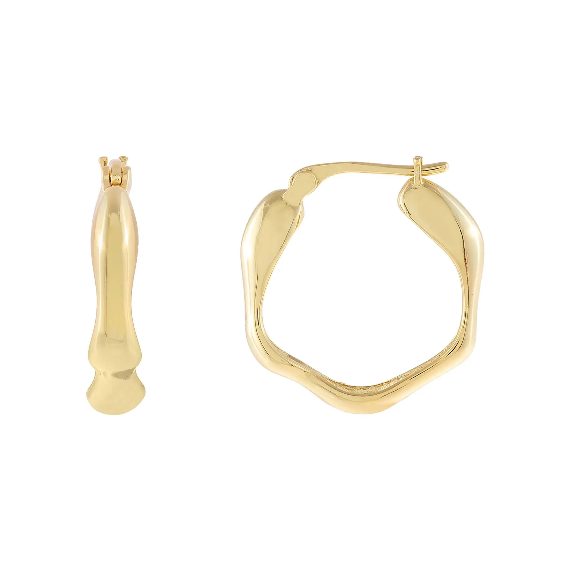 Bamboo Hoop Earring sold by Adina Eden's