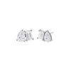 Lab Grown Diamond Emerald X Pear Stud Earring 14K sold by Adina Eden's